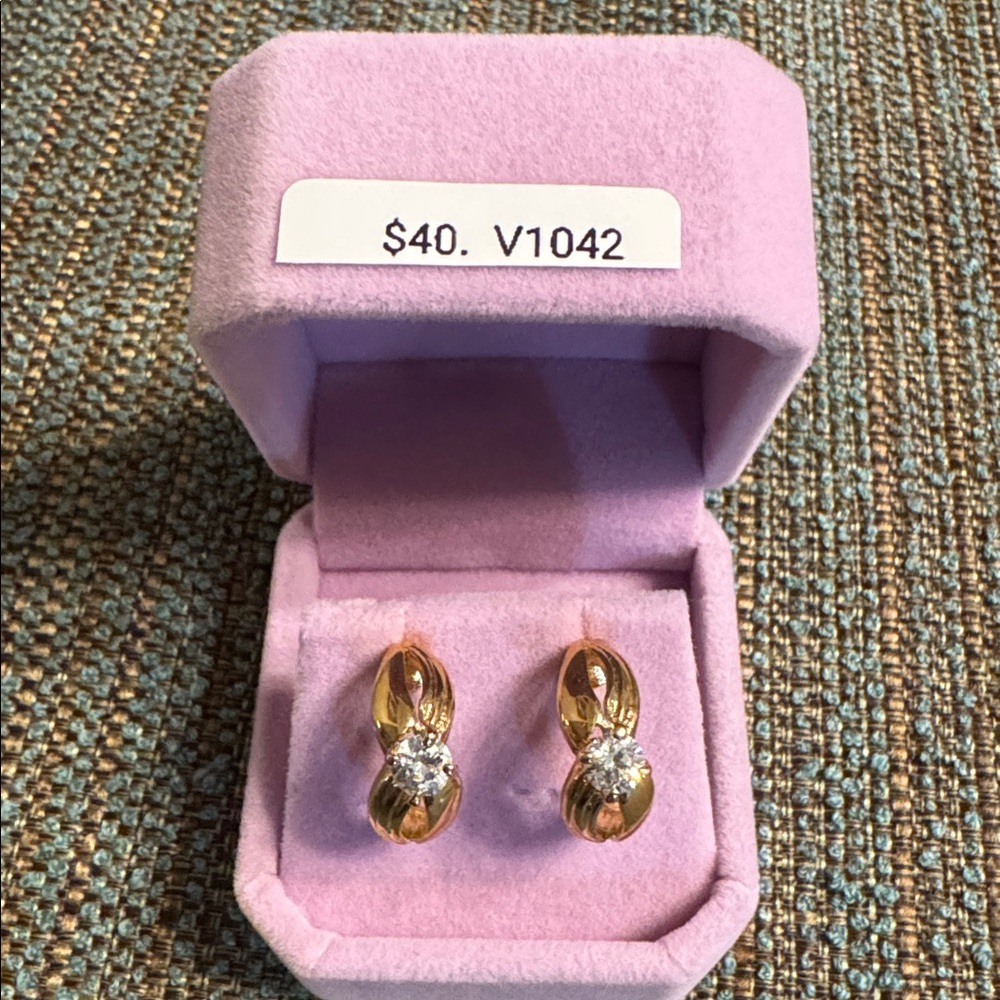 3085 Swarovski Crystal Elements Post Earrings - image 3